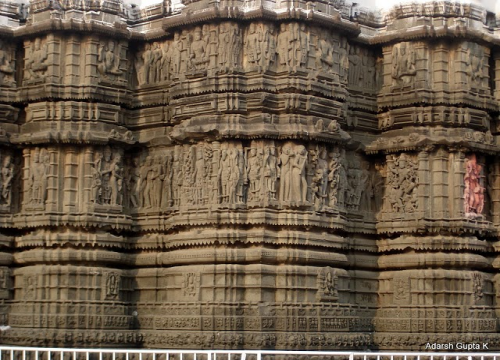 Carvings on the temple